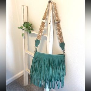 Fringe crossbody purse